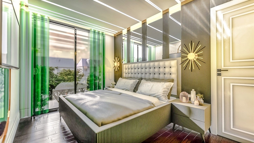 شقق 2 + 1 ، 3 + 1 مخطط لها في كونيالتي - أنطاليا