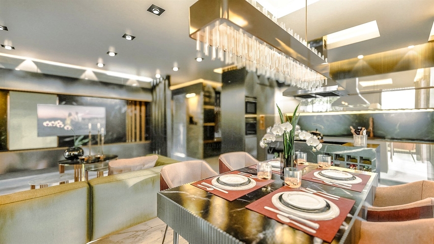 شقق 2 + 1 ، 3 + 1 مخطط لها في كونيالتي - أنطاليا