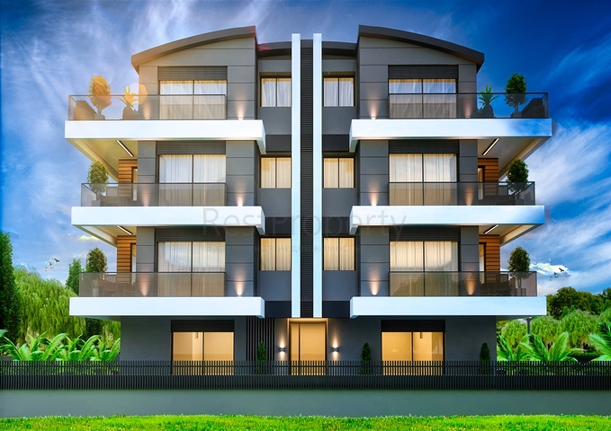 شقق 2 + 1 ، 3 + 1 مخطط لها في كونيالتي - أنطاليا