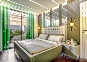 شقق 2 + 1 ، 3 + 1 مخطط لها في كونيالتي - أنطاليا