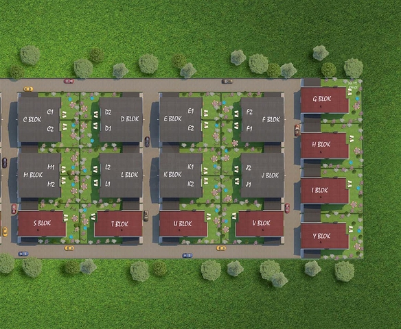 فلل 3 + 1 ، 4 + 1 في دوشمالتي - أنطاليا