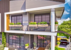 فلل 3 + 1 ، 4 + 1 في دوشمالتي - أنطاليا