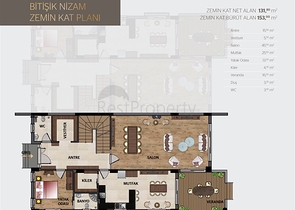 فلل 3 + 1 ، 4 + 1 في دوشمالتي - أنطاليا