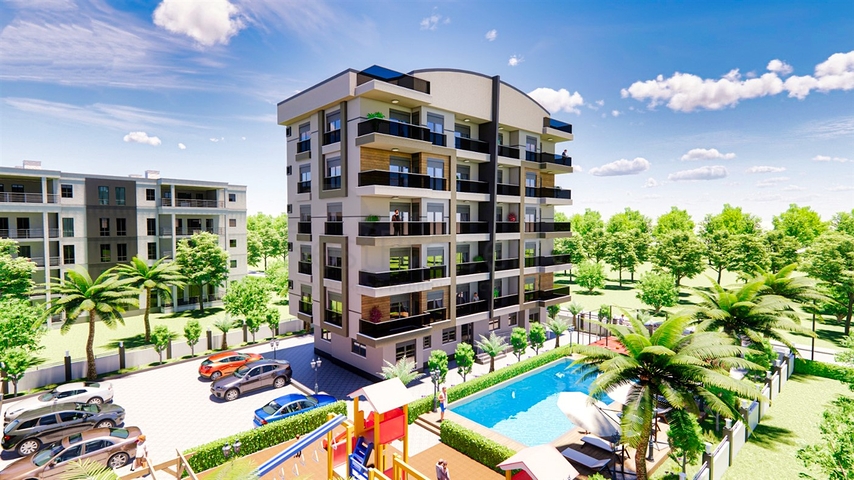 شقق 3 + 1 في كيبيز - أنطاليا