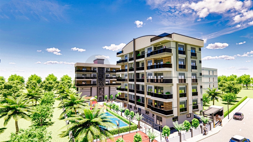 شقق 3 + 1 في كيبيز - أنطاليا