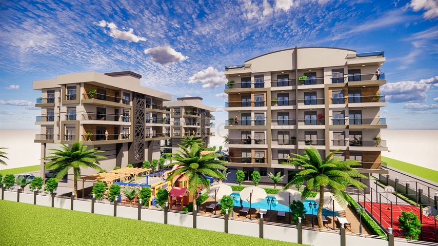 شقق 3 + 1 في كيبيز - أنطاليا