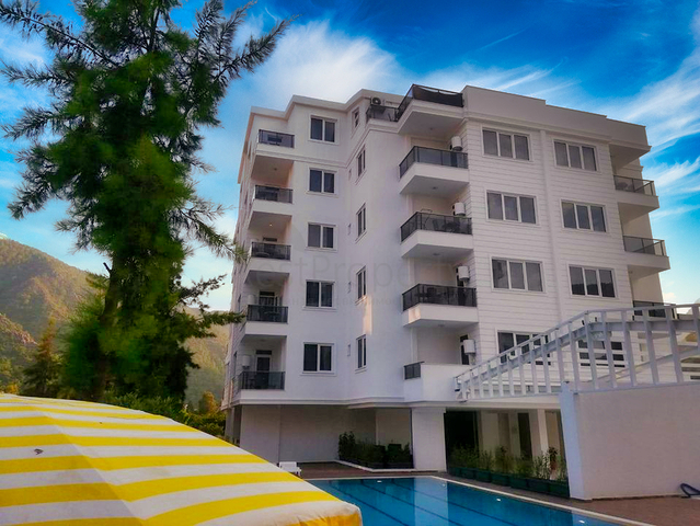 شقة 2 + 2 في منطقة ساريسو - أنطاليا