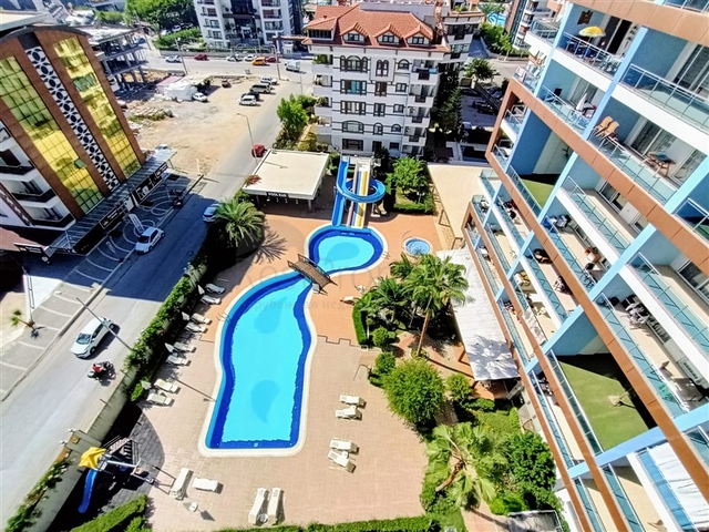 خلف مول الانيوم - شقة غرفة وصالة مفروشة -مجمع فاخر - في جيكجلي / الانيا 