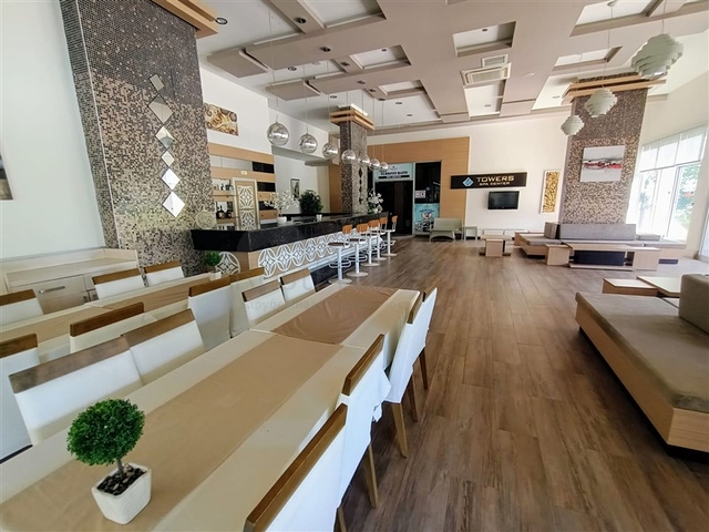 خلف مول الانيوم - شقة غرفة وصالة مفروشة -مجمع فاخر - في جيكجلي / الانيا 