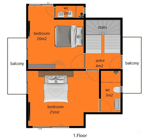  فيلا 5 + 1 في بيليك - أنطاليا