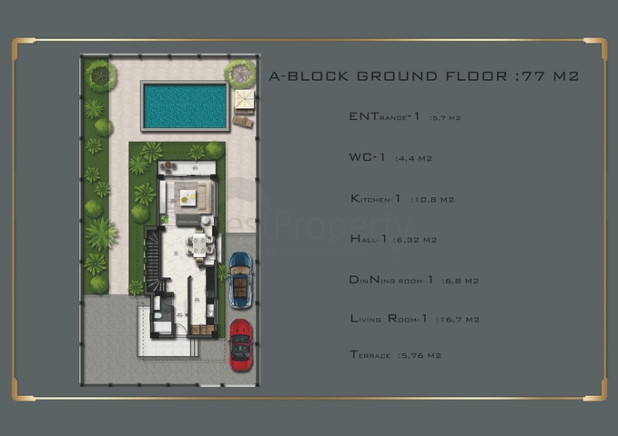 فلل في مجمع مرموق في بيليك