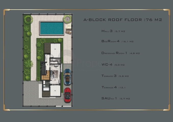 فلل في مجمع مرموق في بيليك