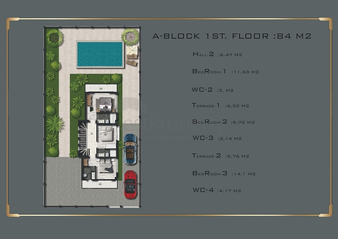 فلل في مجمع مرموق في بيليك