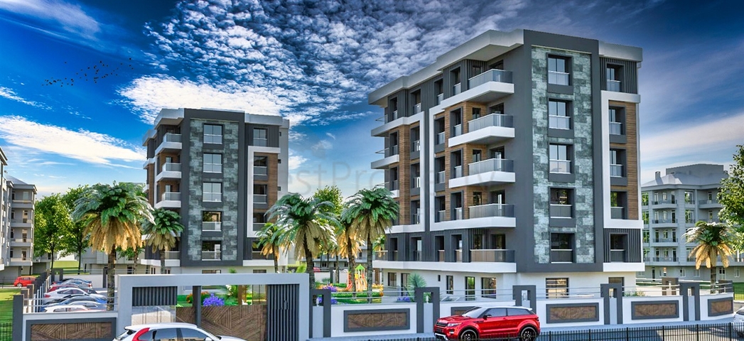 شقق 1 + 1 ، 2 + 1 ، 3 +   في كيبيز - أنطاليا