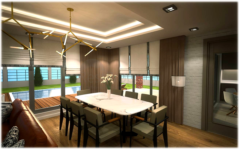 مجمع فلل 4 + 1 مخطط في دوشمالتي - أنطاليا