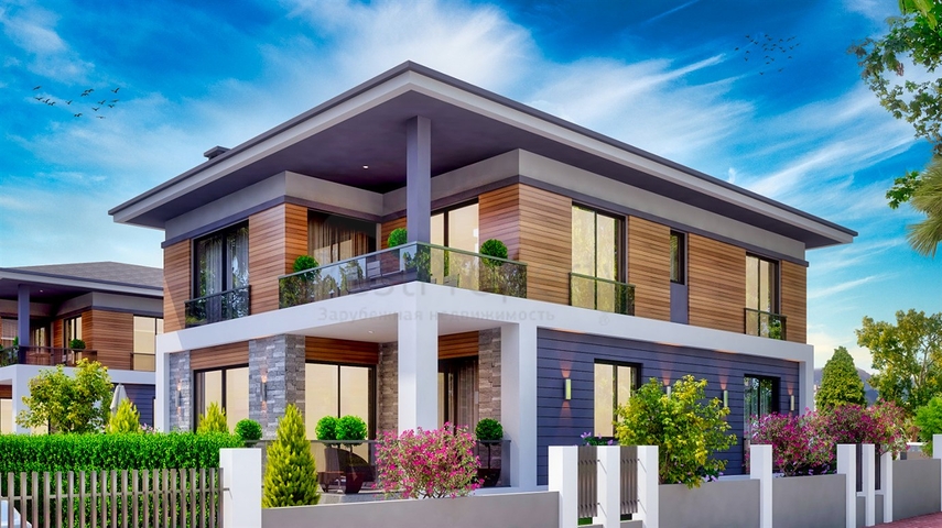 مجمع فلل 4 + 1 مخطط في دوشمالتي - أنطاليا