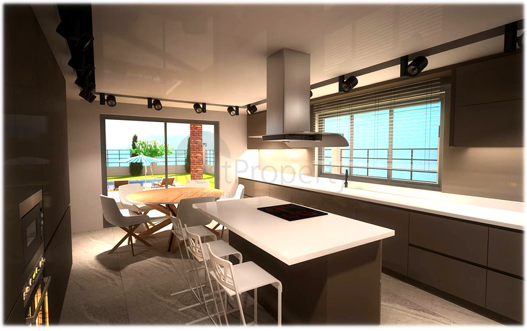 مجمع فلل 4 + 1 مخطط في دوشمالتي - أنطاليا