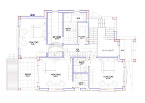 مجمع فلل 4 + 1 مخطط في دوشمالتي - أنطاليا