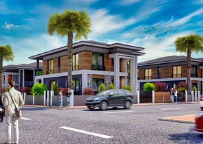 مجمع فلل 4 + 1 مخطط في دوشمالتي - أنطاليا