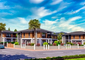 مجمع فلل 4 + 1 مخطط في دوشمالتي - أنطاليا