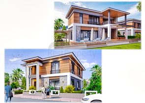 مجمع فلل 4 + 1 مخطط في دوشمالتي - أنطاليا