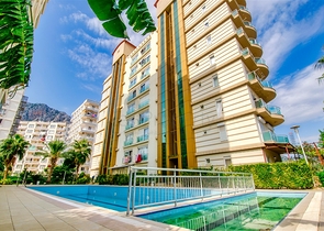 شقة 1 + 1 في منطقة ساريسو  - أنطاليا