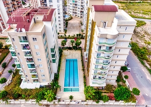 شقة 1 + 1 في منطقة ساريسو  - أنطاليا