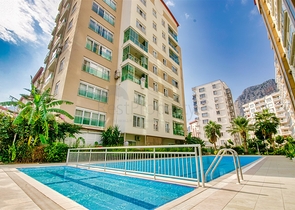 شقة 1 + 1 في منطقة ساريسو  - أنطاليا