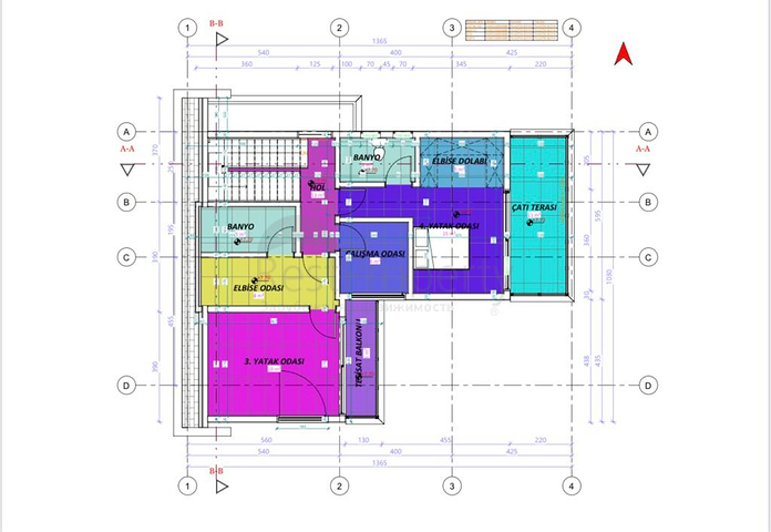 فلل 5 + 1 في بيليك - أنطاليا