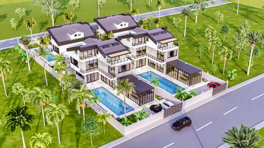 فلل 5 + 1 في بيليك - أنطاليا