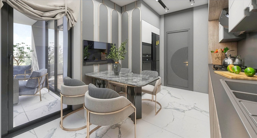 شقق  2 + 1 و 3 + 1 في كيبيز - أنطاليا