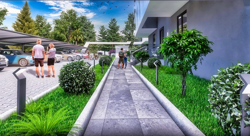 شقق  2 + 1 و 3 + 1 في كيبيز - أنطاليا