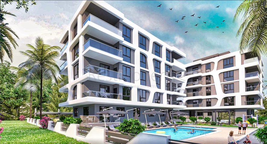 شقق  2 + 1 و 3 + 1 في كيبيز - أنطاليا