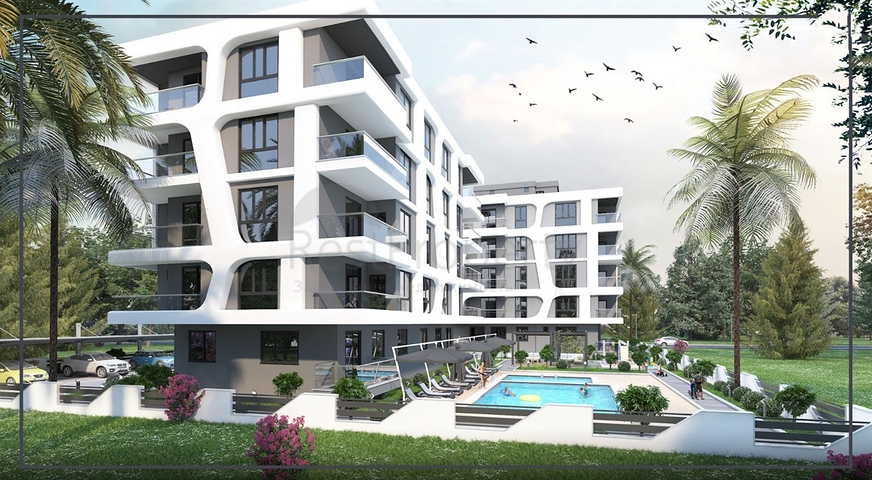 شقق  2 + 1 و 3 + 1 في كيبيز - أنطاليا