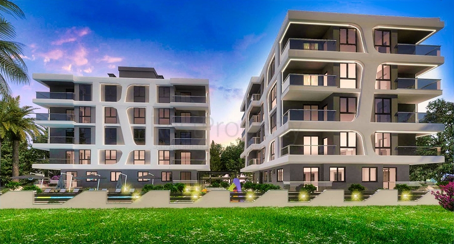 شقق  2 + 1 و 3 + 1 في كيبيز - أنطاليا