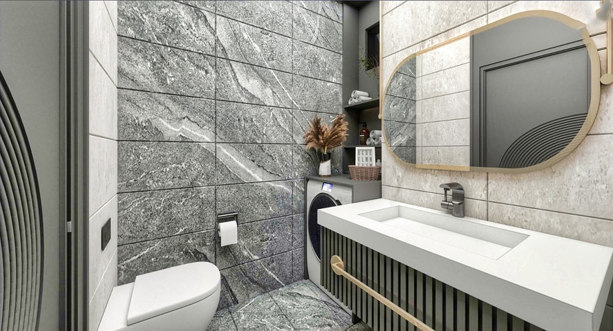 شقق  2 + 1 و 3 + 1 في كيبيز - أنطاليا