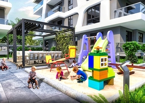 شقق  2 + 1 و 3 + 1 في كيبيز - أنطاليا