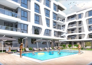 شقق  2 + 1 و 3 + 1 في كيبيز - أنطاليا