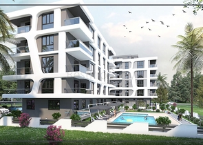 شقق  2 + 1 و 3 + 1 في كيبيز - أنطاليا