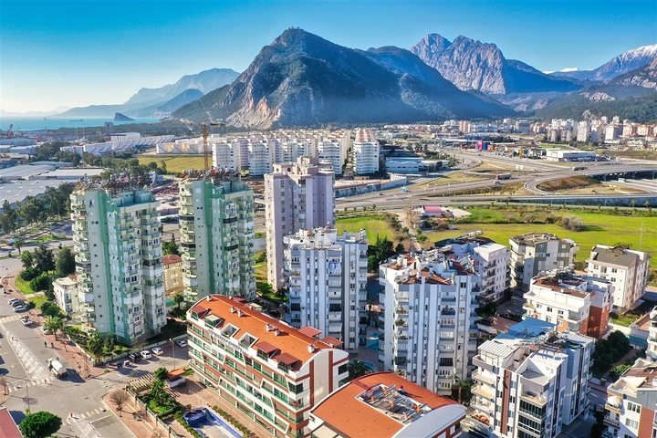 شقة 1 + 1 في منطقة ليمان - أنطاليا