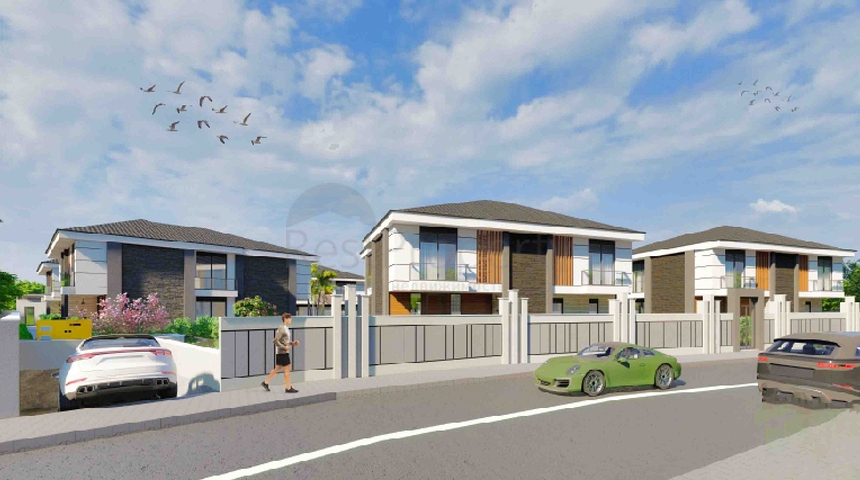 فلل في مجمع فاخر 5 + 1 في منطقة لارا المرموقة - أنطاليا