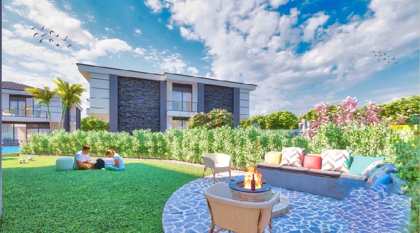 فلل في مجمع فاخر 5 + 1 في منطقة لارا المرموقة - أنطاليا