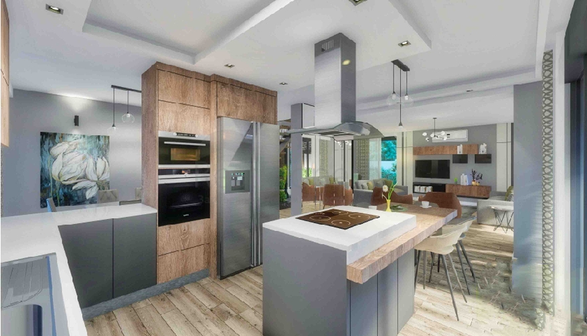 فلل في مجمع فاخر 5 + 1 في منطقة لارا المرموقة - أنطاليا