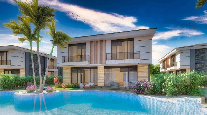 فلل في مجمع فاخر 5 + 1 في منطقة لارا المرموقة - أنطاليا