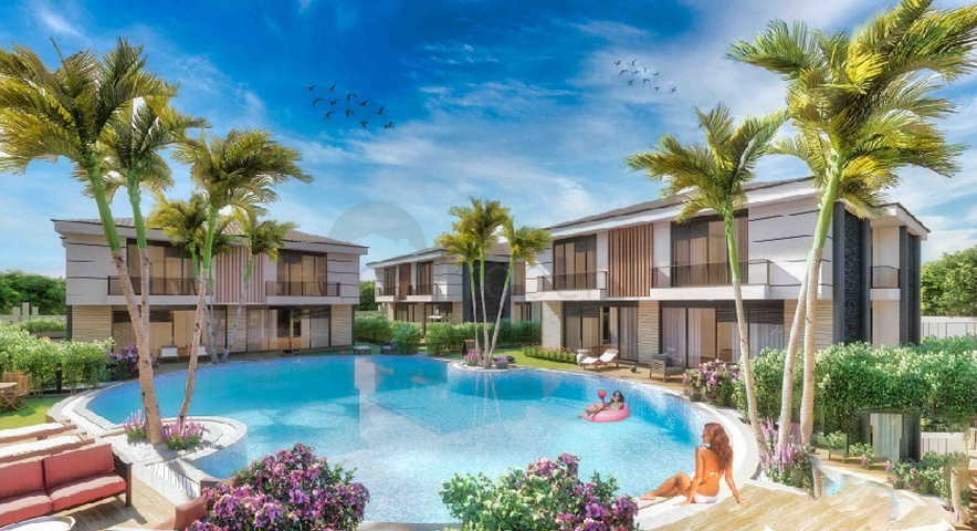 فلل في مجمع فاخر 5 + 1 في منطقة لارا المرموقة - أنطاليا