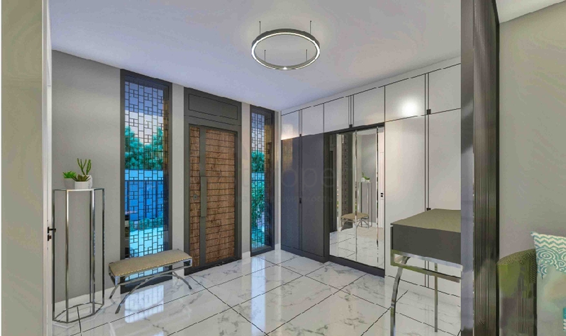 فلل في مجمع فاخر 5 + 1 في منطقة لارا المرموقة - أنطاليا