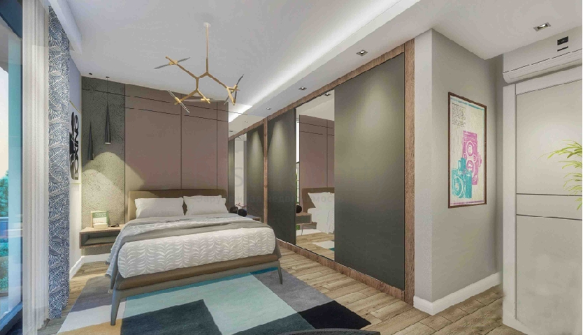 فلل في مجمع فاخر 5 + 1 في منطقة لارا المرموقة - أنطاليا