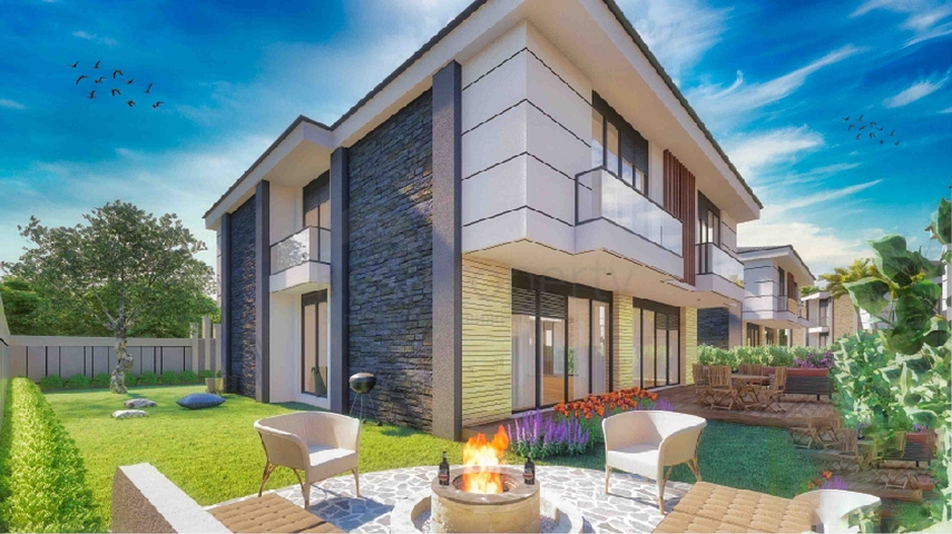 فلل في مجمع فاخر 5 + 1 في منطقة لارا المرموقة - أنطاليا