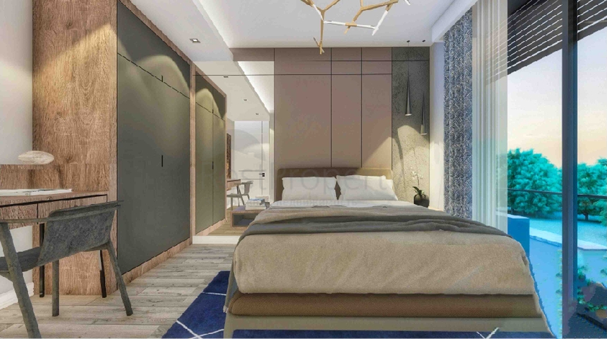 فلل في مجمع فاخر 5 + 1 في منطقة لارا المرموقة - أنطاليا