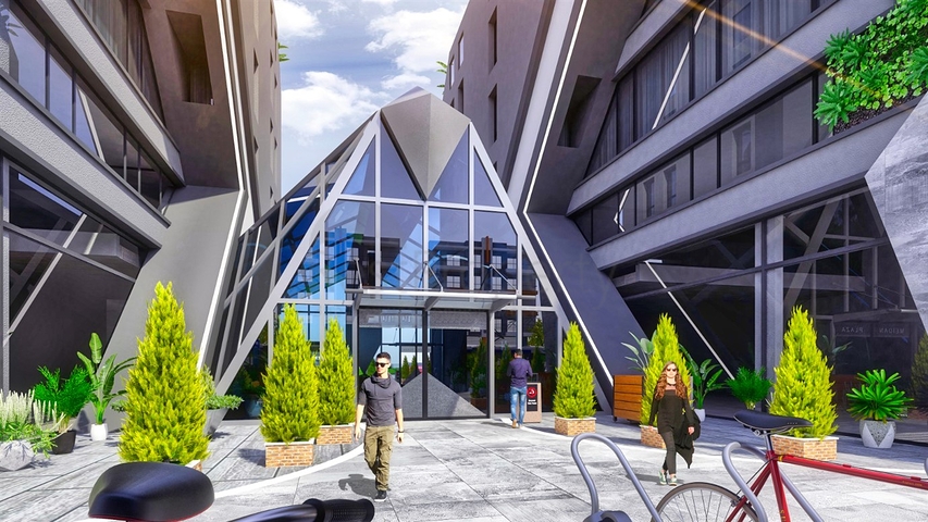  مكتب ومحلات تجارية في وسط مدينة أنطاليا